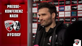 Pressekonferenz nach FC Ingolstadt 04 vs SC Freiburg II [upl. by Yusuk]