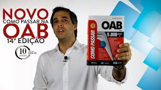 COMO PASSAR NA OAB  1ª FASE  5000 QUESTOES COMENTADAS  14ª ED [upl. by Nnahtebazile]