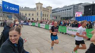 Oslo marathon 2024 in aker brygge [upl. by Edmund]