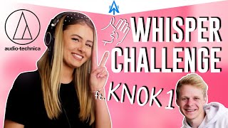 Whisper Challenge With ItsSky amp KNOK1  Trying Out The New ATHM50x Headphones [upl. by Sherlock]