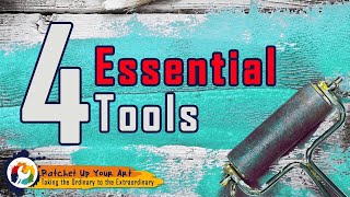 Gelli Printing For Beginners The 4 Essential Tools You Need [upl. by Fischer]