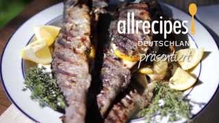 Rezept Gegrillte Forelle mit Kräuterfüllung [upl. by Galitea]