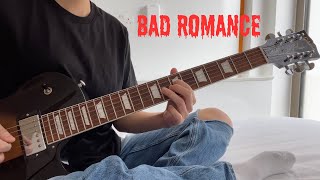 Bad Romance  Lady Gaga  Electric Guitar Cover ROCK VERSION [upl. by Yddet678]