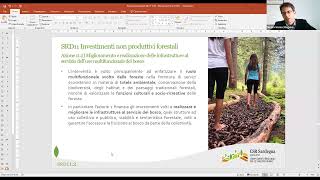 Webinar LEADER 20232027  SRD11 Investimenti non produttivi forestali [upl. by Anastice]