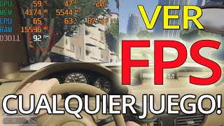 Cómo ver los FPS en Cualquier Juego  Monitorea tu PC 2023 [upl. by Huntington512]