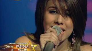 Fabiola canta  I will always love you Siempre te amaré  Semifinal Gran Desafío [upl. by Greggs]