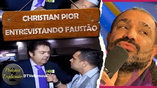 Evandro Santo Entrevistando Faustão no Começo da Careira [upl. by Sualokcin]