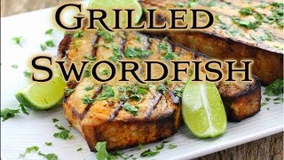 Grilled Swordfish with a Coconut Rum Glaze Tasty Tuesday 21 [upl. by Rafaj]