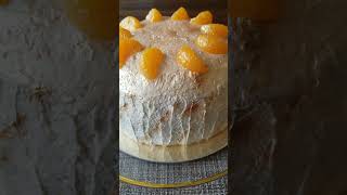 Mandarin Orange Cake deliciouscake whippedcream [upl. by Tamar]