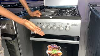 How To Operate Royal Standing Gas Cooker With 2 Burners and 2 Hotplates [upl. by Enyaz]