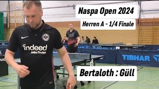 Naspa Open 2024 Herren A 14Finale  CGüll2097TTR  CBertaloth1947 [upl. by Ynnhoj]