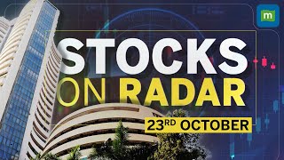 Stocks on Radar Bajaj Finance Indus Towers  Olectra Greentech Sonata Software In Focus [upl. by Nnylaehs]