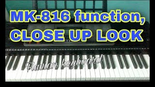 Flavian MK816 keyboard piano functionality CLOSE UP LOOK  Hands on 61 keys testing [upl. by Erdah801]