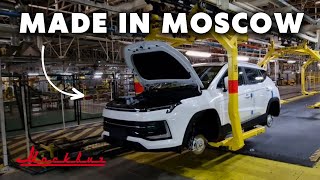 I Went on a Tour of the RUSSIAN MOSKVICH CAR Factory [upl. by Lainey79]