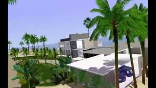 ultra modern luxury mansion  house sims 3 [upl. by Yggep]