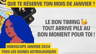 HOROSCOPE JANVIER 2024 POUR TOUS LES SIGNES 🔮 [upl. by Nadnerb]