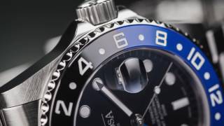 DAVOSA Swiss Ternos GMT Blue and Red Ceramic Bezel 16157106 amp 16157160  USA Official Distribution [upl. by Musihc776]