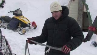 How to Tow a Dead Snowmobile  Riding Tip [upl. by Mandi]