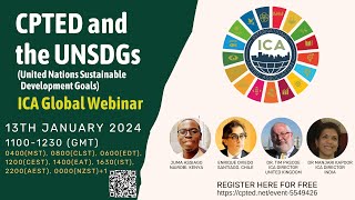 ICA WEBINAR CPTED and the United Nations Sustainable Development Goals UNSDGs [upl. by Katharine]