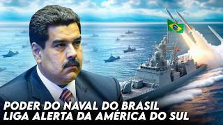 MONOBRA MILITAR Nicolás Maduro se assusta com o PODER NAVAL do Brasil Felipe Dideus [upl. by Llebasi]