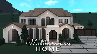 Bloxburg Mediterranean Home House Build 40k [upl. by Hyacinthe]