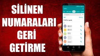 REHBERDEN SİLİNEN NUMARALARI GERİ GETİRME 100 İŞE YARIYOR [upl. by Rab]