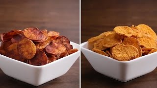 Baked Potato Chips 4 Ways [upl. by Eelrac]