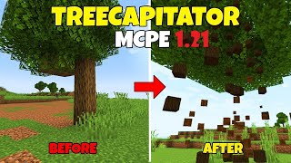 Tree Capitator amp Vein Miner  The BEST Tools for Survival   Minecraft Bedrock MCPE 121 [upl. by Aicetel]