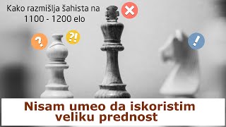 Nisam umeo da iskoristim veliku predenost [upl. by Ajup]