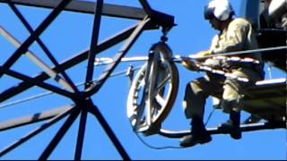 Helicopter Power Line Maintenance [upl. by Couq]