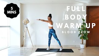 Full Body Warm Up  5 MIN  Modifications Included [upl. by Enrique]