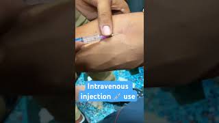 How to use intravenous injection 💉 injection intravenous shorts new trending viral [upl. by Anrehs]