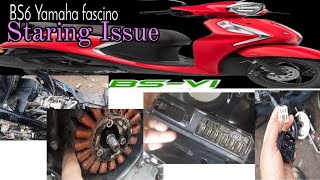 yamaha fascino starting problem [upl. by Annairt]