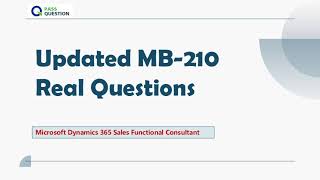 Microsoft Dynamics 365 Sales MB210 Exam Questions Updated [upl. by Imoan268]