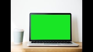 Free Download Green Screen Laptop Monitor Chroma Key For YouTube and Facebook Video [upl. by Eliga526]