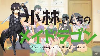 Kobayashisan Chi no Maid Dragon  Aozora No Rhapsody  Sub español [upl. by Akit]