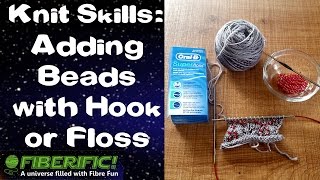 How to Knit with Beads and Hook or Floss [upl. by Claudio]