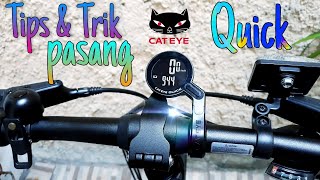 tips dan trik pasang cyclocomp cateye quick [upl. by Hausner139]