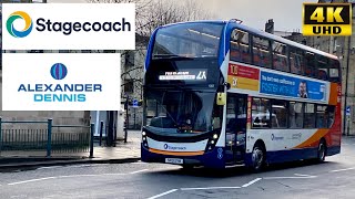 Stagecoach 2X Morecambe to Lancaster via Bypass Alexander Dennis Enviro400MMC 11205SK19EVM [upl. by Lloyd340]