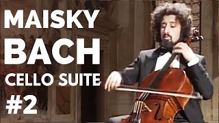 Mischa Maisky plays Bach Cello Suite No 2 in D minor BWV 1008 full [upl. by Yecnahc398]