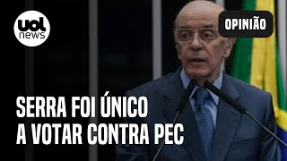 Único senador a votar contra José Serra diz que PEC Kamikaze é eleitoreira [upl. by Nodababus]