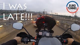 Eurotunnel Le Shuttle Folkestone to Calais  How it works by Motorcycle [upl. by Aurlie]