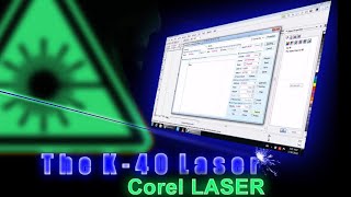 K40 Laser  Corel Laser beginner Tutorial Vlog [upl. by Enelyak]