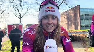 Blanka Vas after 2nd place in Worlc Cup CX Hoogerheide [upl. by Yacano]