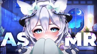 Your Bunny Girl Nuzzles You Back to Sleep【3DIO ASMR】 ❤️  RP F4A Ear Cleaning Breathing Fluffy [upl. by Ise]