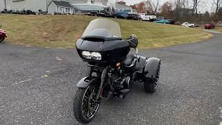 2023 HarleyDavidson Trike Road Glide 3 Trike FLTRT 114 Blackout Option One Owner Only 212 Miles [upl. by Gathard]