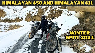 We took Himalayan 450 and Himalayan 411 to Winter Spiti 2024  SunnyhasPlans  Day 1 [upl. by Dincolo75]