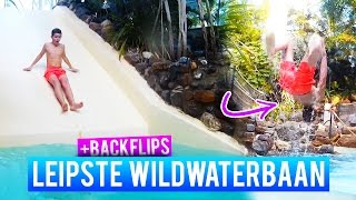 WILDWATERBAAN amp BACKFLIPS  ACHTERNA GEZETEN DOOR SECURITY [upl. by Ahsiner]