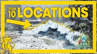 TOP 10 BEST Base Locations on The Island  ARK Survival Ascended [upl. by Lamej562]