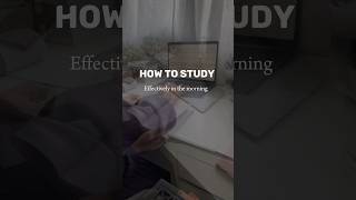 How to study effectively in the morning ☀️🌤️ study studymotivation motivation students [upl. by Nuyh]